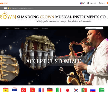 Binzhou Xingyue Economics & Trade alto saxophone sax