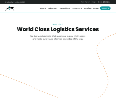 Custom Logistics Solutions & Asset Management Icat Logistics logistics solution