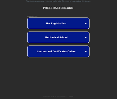 Pressmasters Llc cooper wholesale