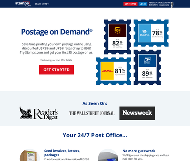 Home - Stamps.Com, Endicia cosco stamps
