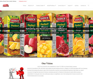 Quice Food Industries beverages soft drinks