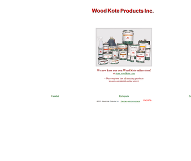 Wood Kote Products adhesive transparent sticker