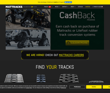 Home - Mattracks and handling equipment