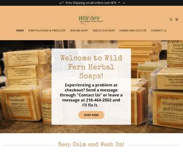 Wild Fern Herbal Soaps - detergents soaps