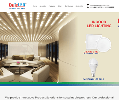 Quiz Electronics led panel ceiling