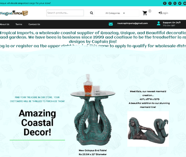 Nautical Tropical Imports tropical aquarium