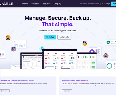 Solarwinds Msp create business