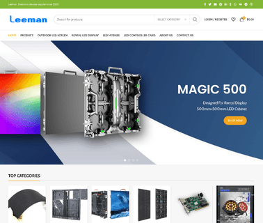 Shenzhen Leeman Industrial led screen full color