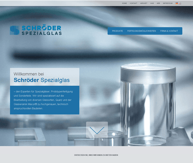 A Schroeder Spezialglastechnik Gmbh glass dimensions