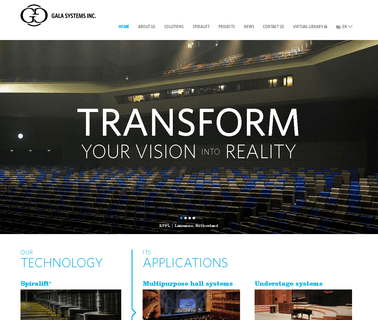 Gala Systems auditorium theatre seating