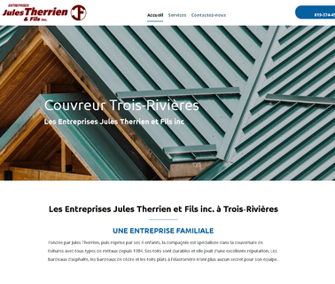 Les Entreprises Jules Therrien Et Fils Couvreur airplane tin