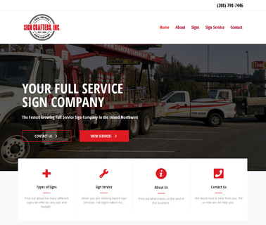 Sign Craftersorporated installation custom