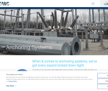 Edsco Fasteners anchoring rope