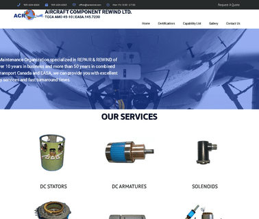 Aircraft Component Rewind aircraft