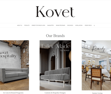 Kovet Hospitality couch cushions