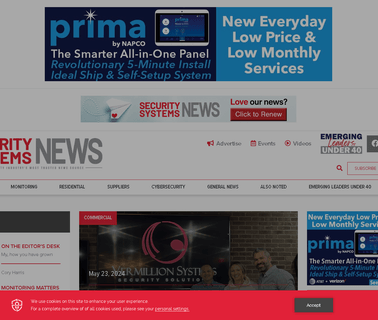 Welcome To Security Systems News news paper machine