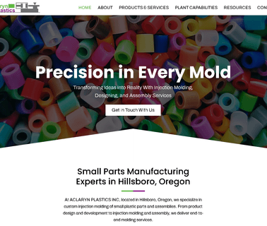 Plastic Hillsboro Or Aclaryn Plastics Inc cheap prototyping