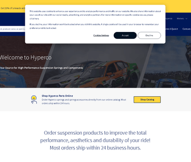 Hyperco High Performance Components every part