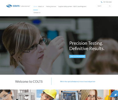 Ophthalmic Product Testing Services; Colts cleaner cloth