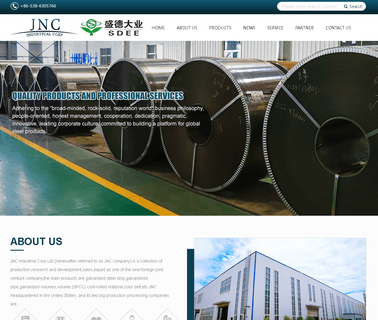 Taian Jnc Industrial steel sheet galvanized coil