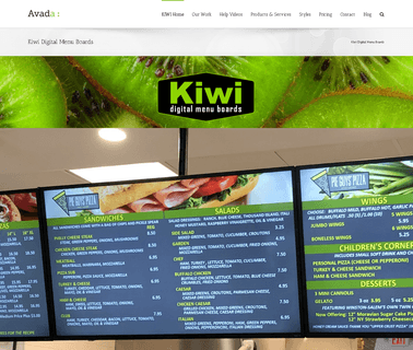 Kiwi Menuboards boards