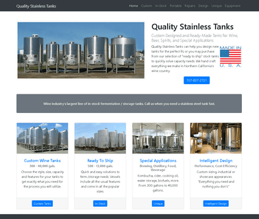 Quality Stainless Tanks custom steel tanks