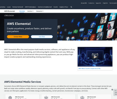 Aws Elemental packaged effluent