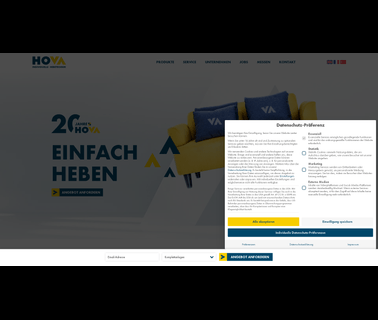 Hova Maschinenbau Gmbh Vakuum-Hebe Techni glass side