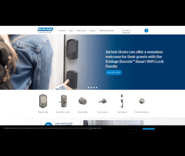 Schlage door security alarm
