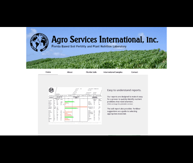 Agro Services International. Soil and Plant Analysis most success