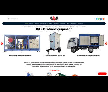 Cbs Technologies cleaning equipment suppliers