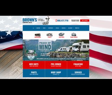 Welcome To Browns Campin dealer work
