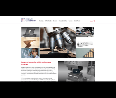 Surface Generation; Advanced Processing advanced materials