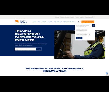 Firstonsite Restoration Disaster & Emergency earthquake disaster