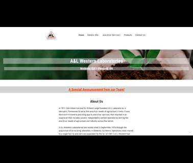 A & L Western Laboratories imprinted golf balls
