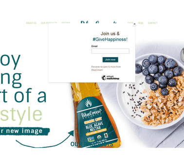 Blue Green Organics can food