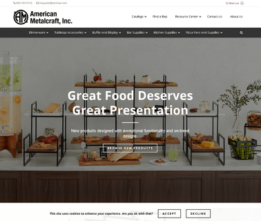 American Metalcraft pizza