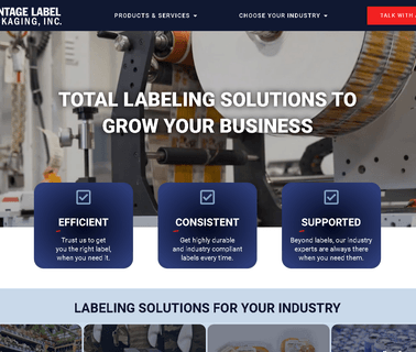 Advantage Label & Packaging Inc label equipment