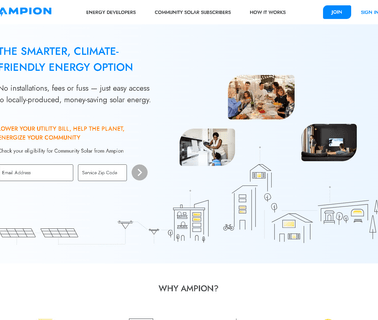 Ampion own solar energy