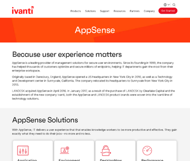 Appsense, Now Part Of The Landesk Family dishes now