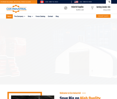 Can Industrial fabric building