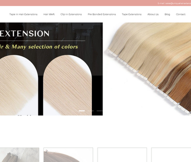 Qingdao Unique Hair Products tape weft