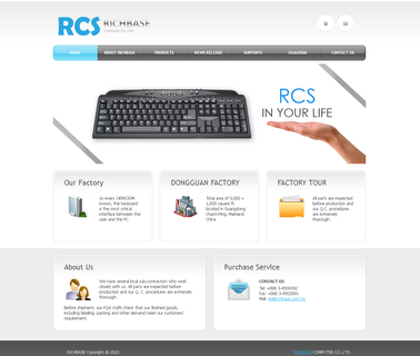 Richbase Computer. beveled leaded