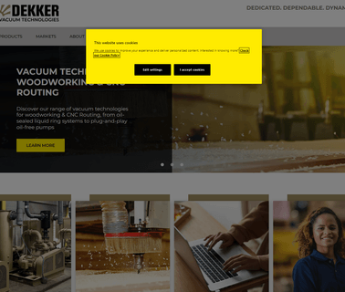 Dekker Vacuum Technologies, rotary stage