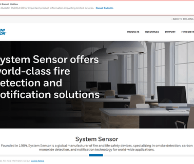 System Sensor monoxide alarm