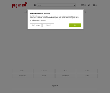 Paganino Kg cases violin