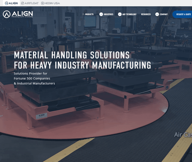 Align Production Systems aerial working equipment