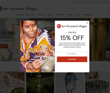 Ten Thousand Villages holiday baskets