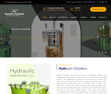 Dynamic Hydrofab trailer backhoe