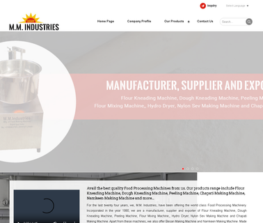 M. M. Industries dough kneading machines